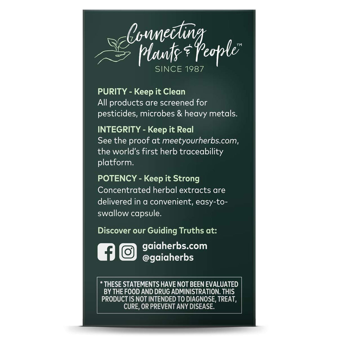 Gaia Herbs Adrenal Health Daily Support HPA Stress Response and Axis Management - The Oasis of Health