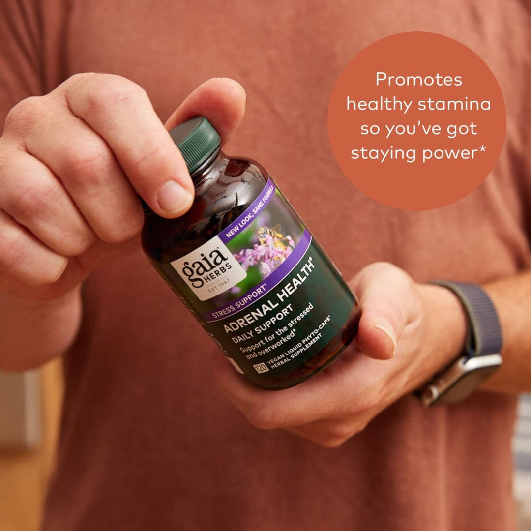 Gaia Herbs Adrenal Health Daily Support HPA Stress Response and Axis Management - The Oasis of Health