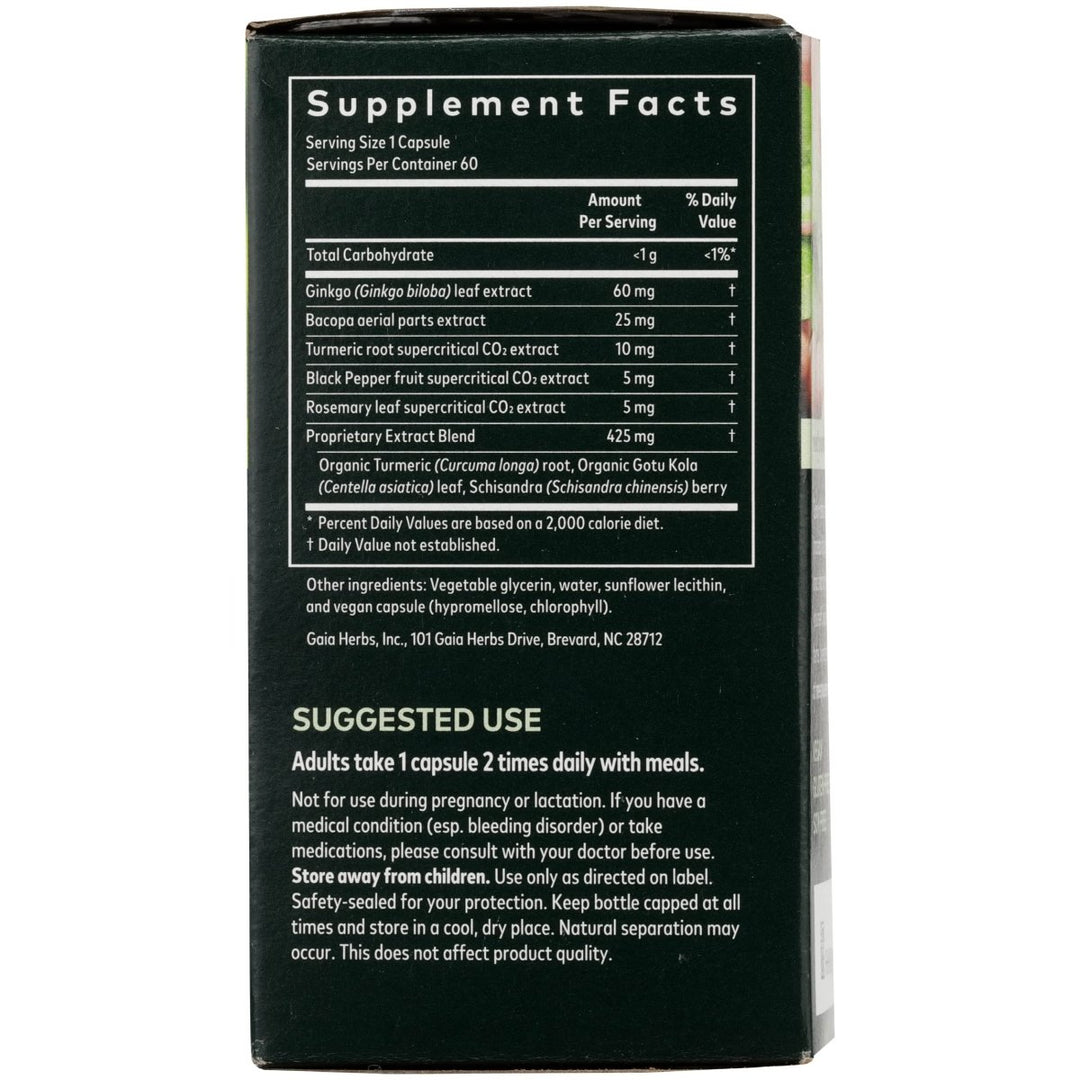 Gaia Herbs Agile Mind 60 Vcaps - The Oasis of Health