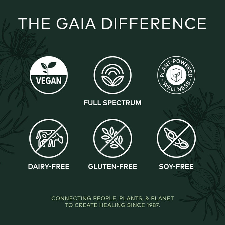 Gaia Herbs Black Seed Oil 60 Vcaps - The Oasis of Health