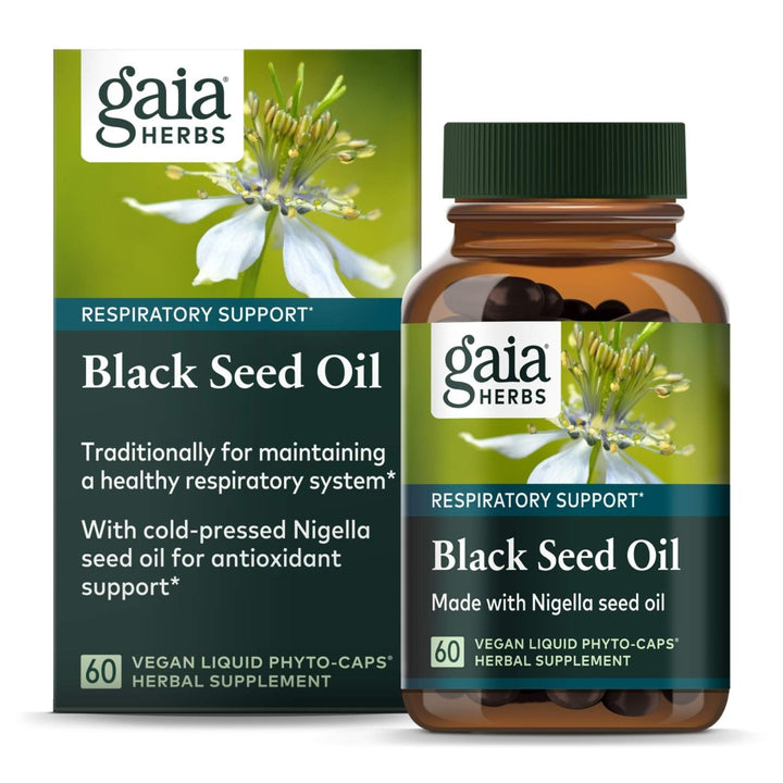 Gaia Herbs Black Seed Oil 60 Vcaps - The Oasis of Health