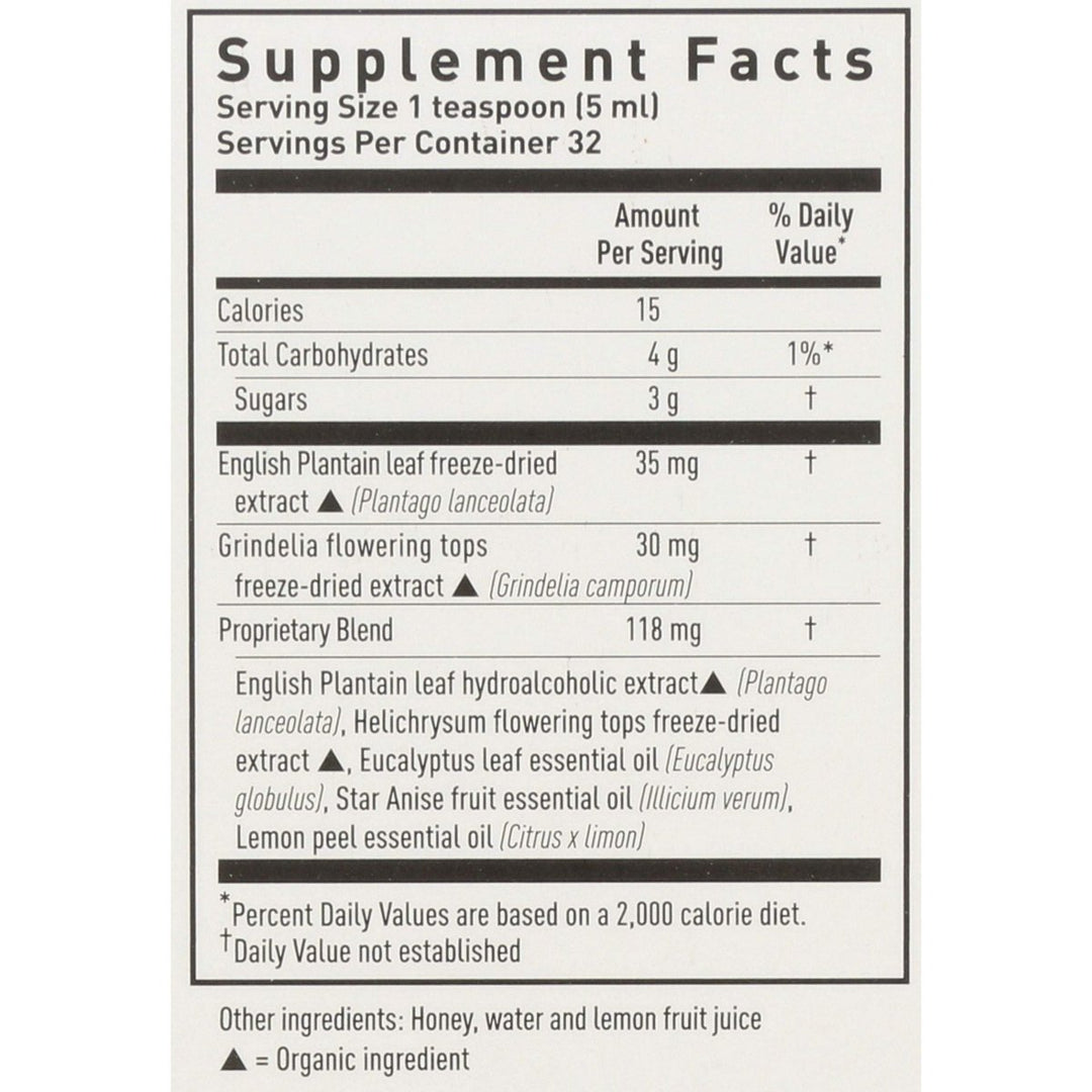 Gaia Herbs, Bronchial Wellness Cough Syrup, 5.4 Fl Oz - The Oasis of Health