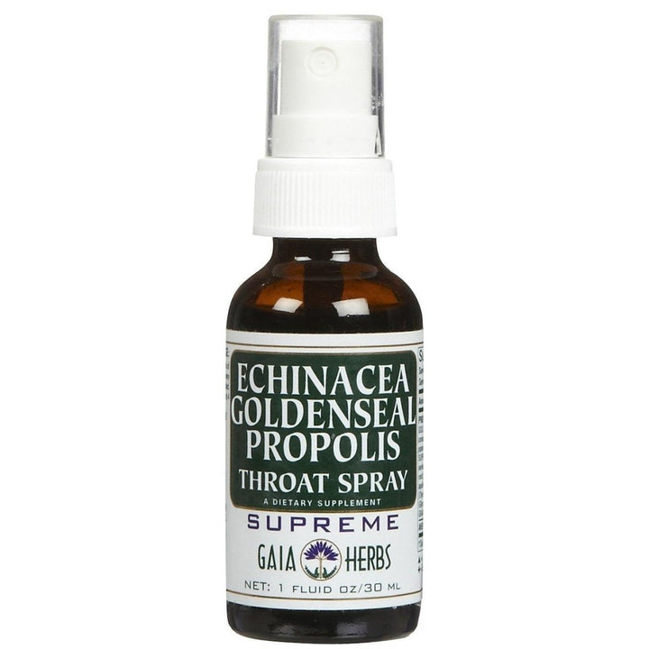 Gaia Herbs Echinacea Goldenseal Propolis Throat Spray - 1 oz - The Oasis of Health