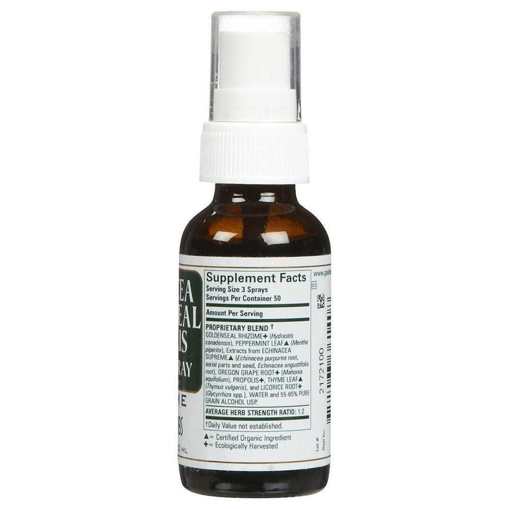 Gaia Herbs Echinacea Goldenseal Propolis Throat Spray - 1 oz - The Oasis of Health