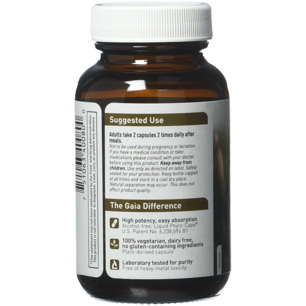 Gaia Herbs Hair Skin and Nail Support - 60 Vegetarian Liquid Phyto - Caps - The Oasis of Health