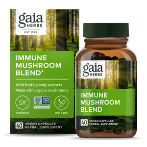 Gaia Herbs Immune Mushroom Blend 40 Vcaps - The Oasis of Health