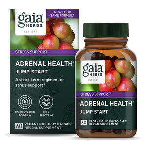 Gaia Herbs Jump Revive Start - Helps Sustain Healthy Energy and Stress Levels - with Cordyceps, Schisandra, Rhodiola, and Licorice - 60 Vegan Liquid Phyto - Capsules (30 - Day Supply) - The Oasis of Health