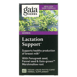 Gaia Herbs, Lactation Support Phyto, 60 Veggie Capsules - The Oasis of Health