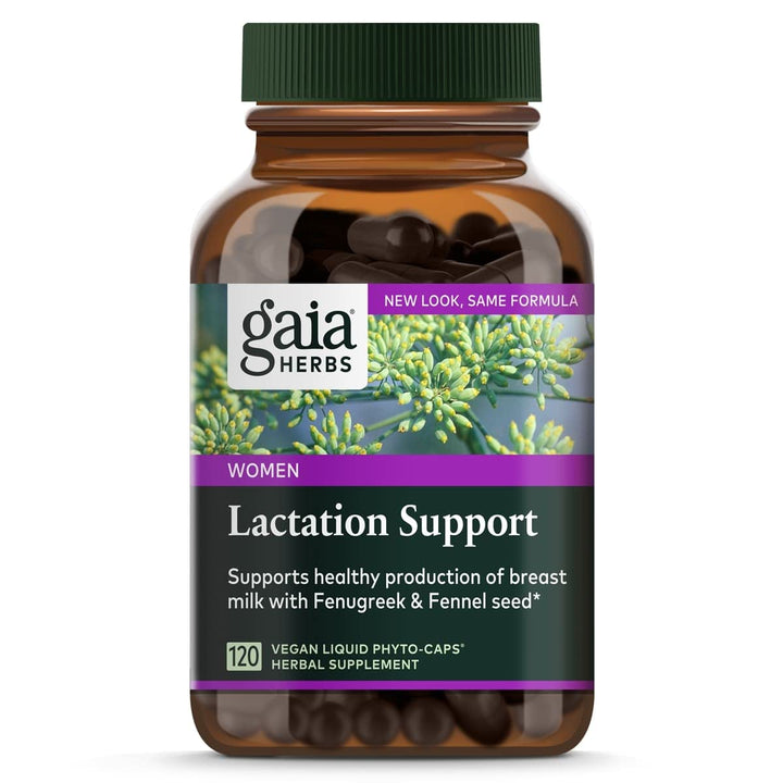 Gaia Herbs Lactation Support, Vegan Liquid Capsules, 120 Count - Lactation Supplement for Breastfeeding Mothers, Supports Healthy Milk Flow & Enhances Breast Milk Nutrition - The Oasis of Health