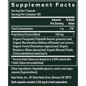 Gaia Herbs Lactation Support, Vegan Liquid Capsules, 120 Count - Lactation Supplement for Breastfeeding Mothers, Supports Healthy Milk Flow & Enhances Breast Milk Nutrition - The Oasis of Health
