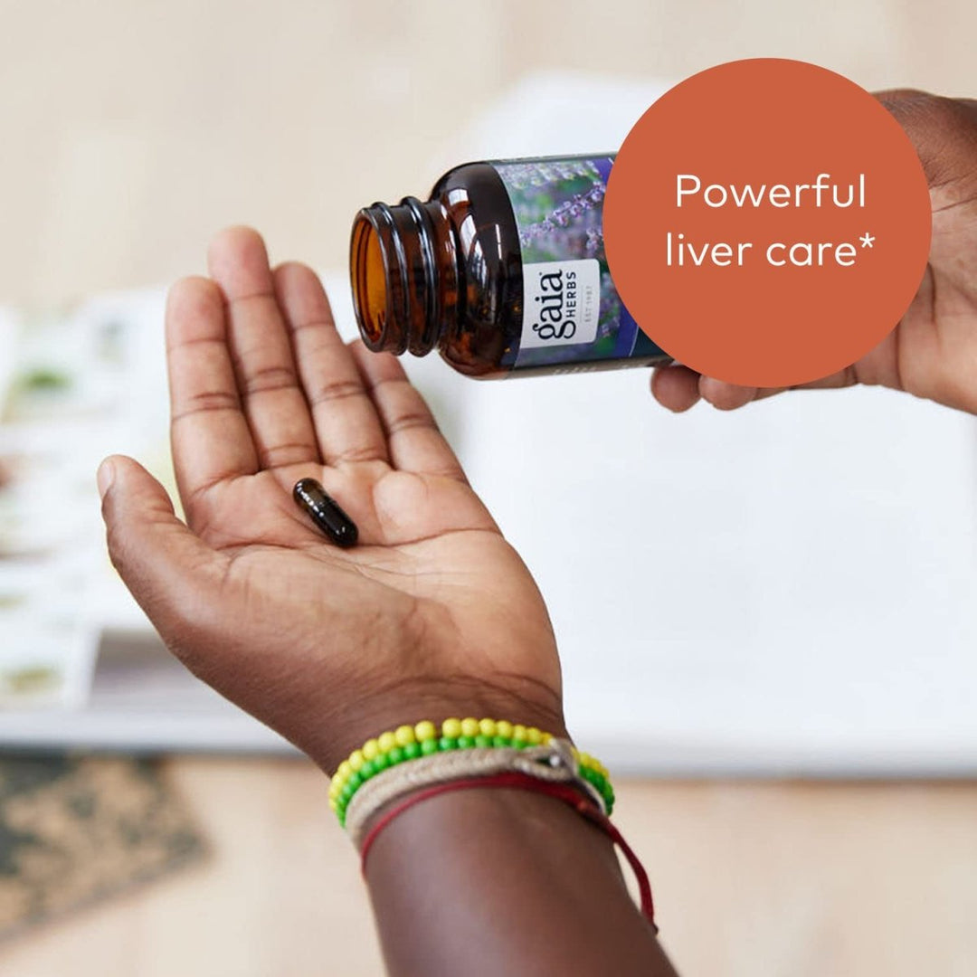 Gaia Herbs Liver Cleanse - Liver Health Support Herbal Supplement with Milk Thistle, Burdock, Turmeric Curcumin, Dandelion, and More - 60 Vegan Liquid Phyto - Caps (30 Servings) - The Oasis of Health