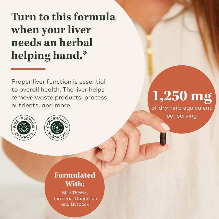 Gaia Herbs Liver Cleanse - Liver Health Support Herbal Supplement with Milk Thistle, Burdock, Turmeric Curcumin, Dandelion, and More - 60 Vegan Liquid Phyto - Caps (30 Servings) - The Oasis of Health