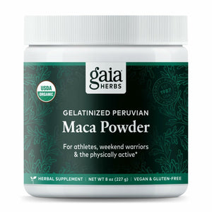Gaia Herbs Maca Powder - Natural Energy Supplement - Supports and Maintains Healthy Energy and Stamina - Made with USDA Certified Organic Maca Root (Lepidium meyenii) - 8 Oz (69 - Day Supply) - The Oasis of Health