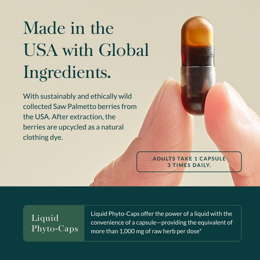 Gaia Herbs Male Libido - Herbal Supplement with Saw Palmetto, Maca & Oats - Supports Stamina, Vitality & Hormone Balance for Men - 60 Vegan Liquid Phyto - Capsules (20 - Day Supply) - The Oasis of Health