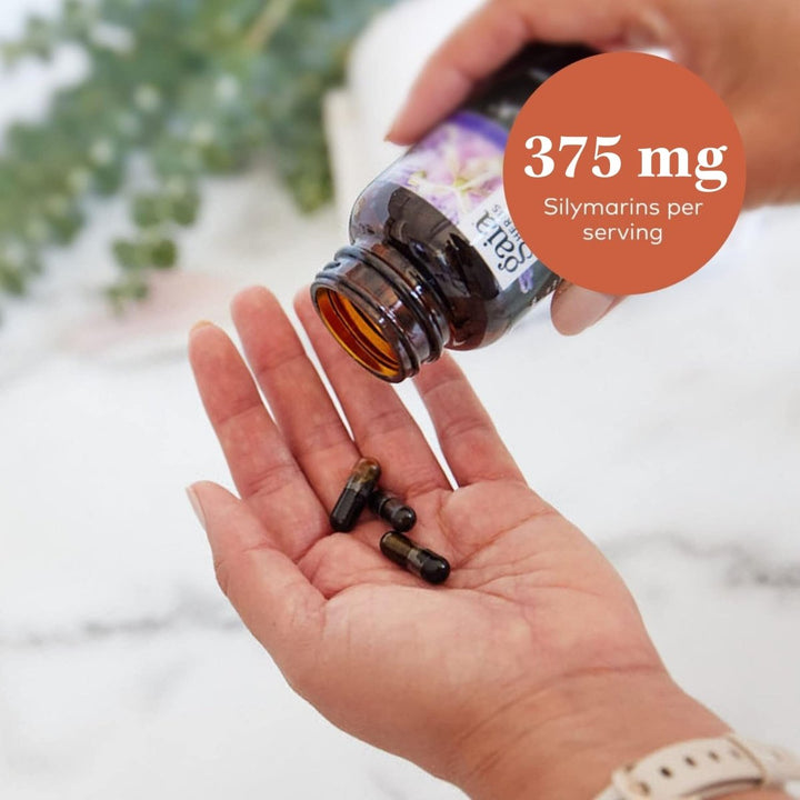 Gaia Herbs Milk Thistle - Liver Supplement & Cleanse Support for Maintaining Healthy Liver Function* - 120 Vegan Capsules (20 - Day Supply) - The Oasis of Health