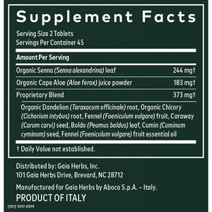 Gaia Herbs Natural Laxative 90 ct, Tablets - The Oasis of Health