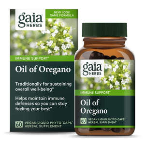 Gaia Herbs Oil of Oregano - 60 Vegan Liquid Phyto - Capsules (30 - Day Supply) - The Oasis of Health