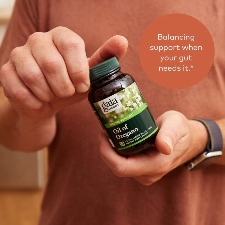 Gaia Herbs Oil of Oregano - 60 Vegan Liquid Phyto - Capsules (30 - Day Supply) - The Oasis of Health