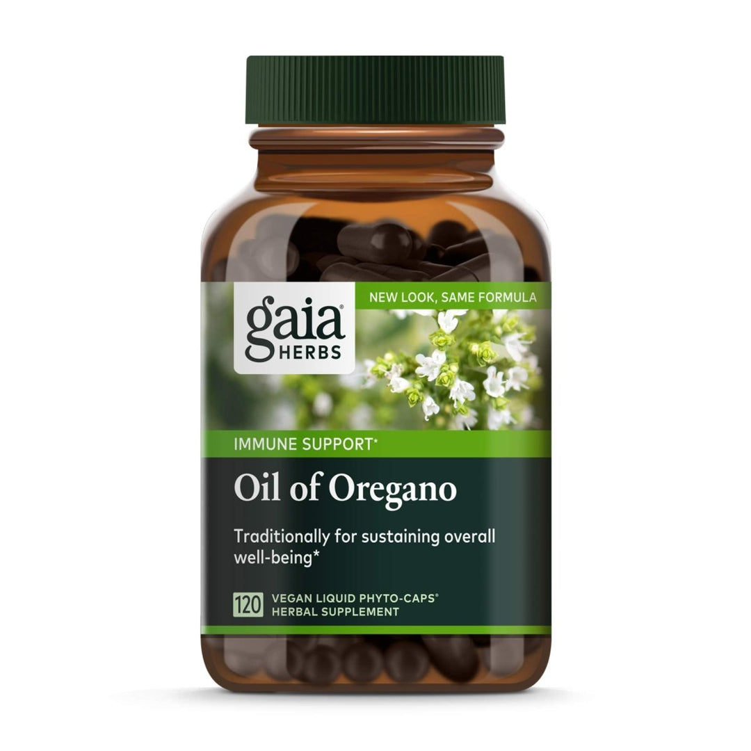 Gaia Herbs Oil of Oregano Vegan Liquid Capsules - 120 Count - The Oasis of Health
