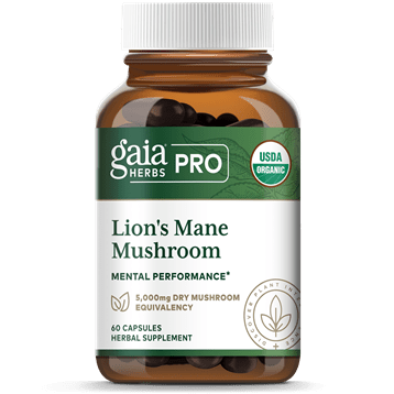 Gaia Herbs Pro Lion's Mane Mushroom 60 Capsules - The Oasis of Health
