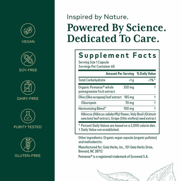 Gaia Herbs Pro Systolic Complex - 60 Caps - The Oasis of Health