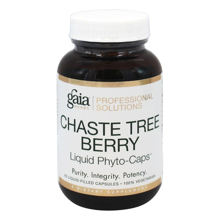 Gaia Herbs Pro, Vitex, Progesterone Support, 60 Liquid Phyto - Caps, Professional Solutions - The Oasis of Health