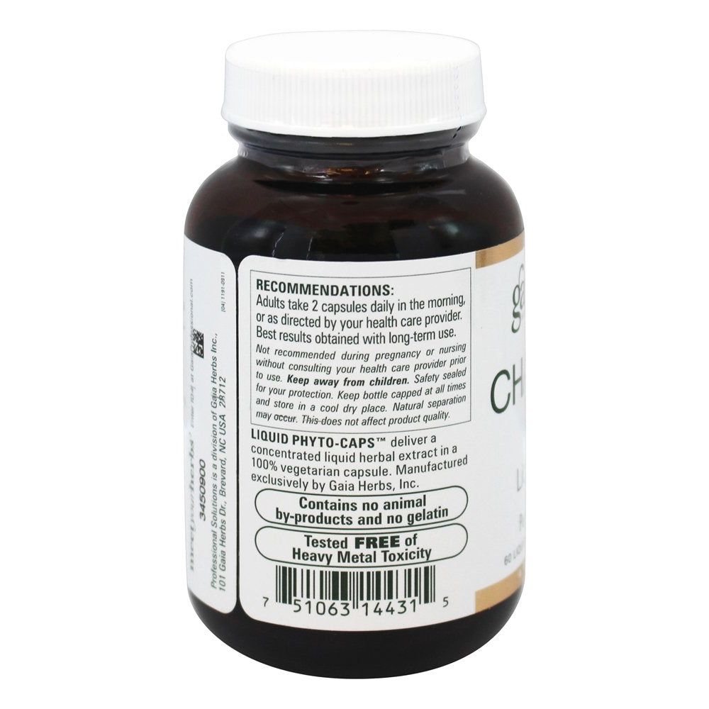 Gaia Herbs Pro, Vitex, Progesterone Support, 60 Liquid Phyto - Caps, Professional Solutions - The Oasis of Health