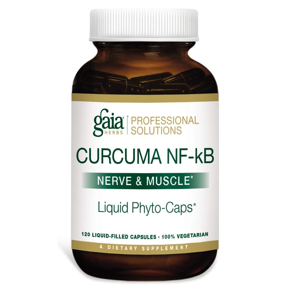 Gaia Herbs (Professional Solutions) Curcuma NF - kB: Nerve and Muscle 120 caps - The Oasis of Health
