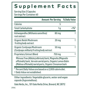 Gaia Herbs Professional Solutions HPA Axis Liquid Capsules, Sleep Cycle, 120 Count - The Oasis of Health