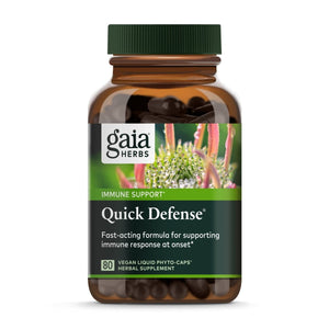 Gaia Herbs Quick Defense - 80 Vegan Liquid Phyto - Capsules (8 - Day Supply) - The Oasis of Health