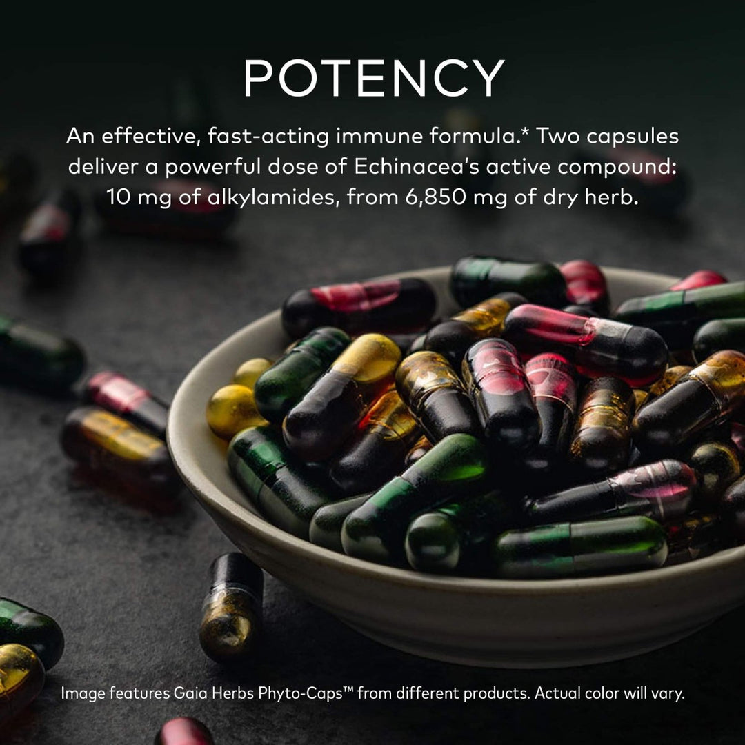 Gaia Herbs Quick Defense - 80 Vegan Liquid Phyto - Capsules (8 - Day Supply) - The Oasis of Health