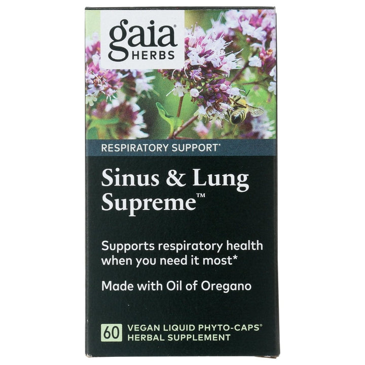 Gaia Herbs Sinus & Lung 60 Vcaps - The Oasis of Health