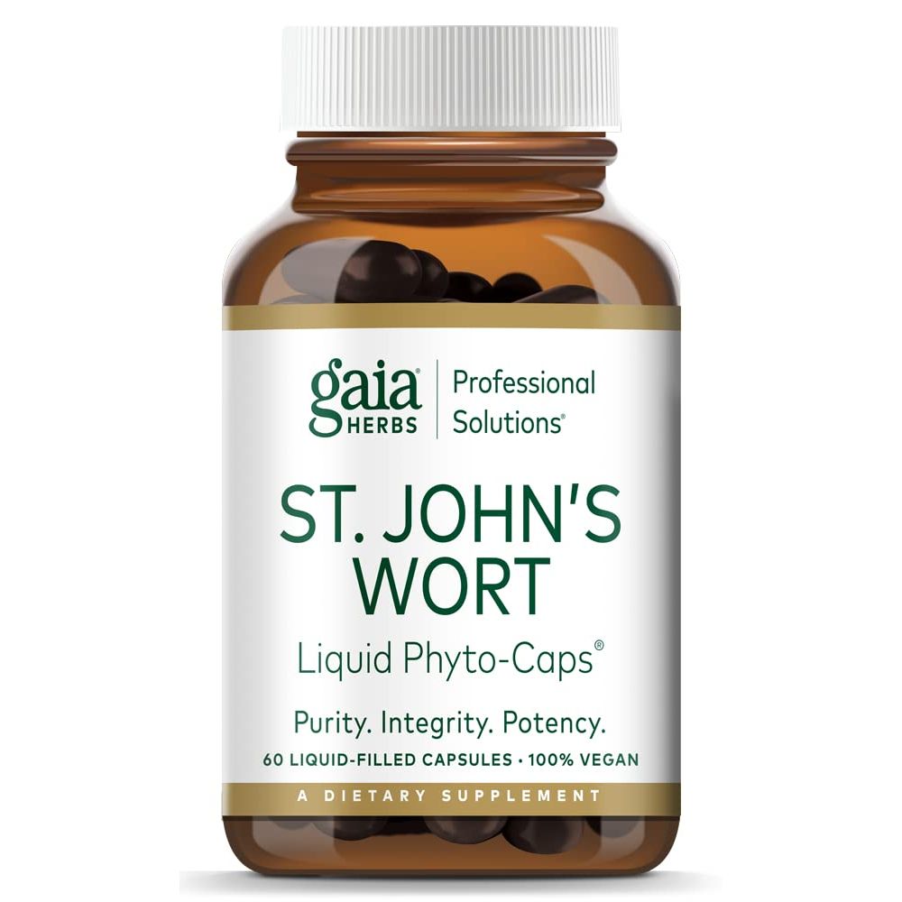 Gaia Herbs St. John's Wort, 60 Liquid - Filled Capsules, Professional Solutions - The Oasis of Health