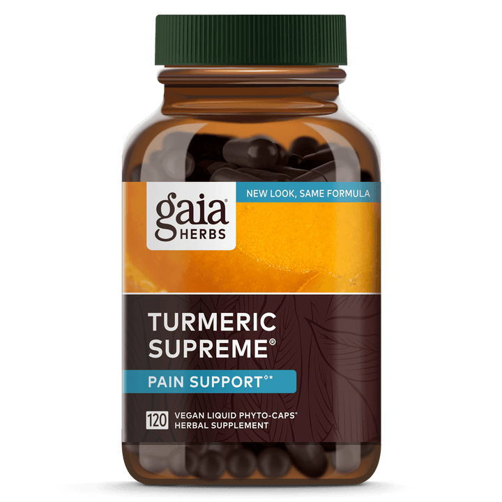 Gaia Herbs Turmeric Supreme Ache (Formerly Pain Support) 120 Vcaps - The Oasis of Health