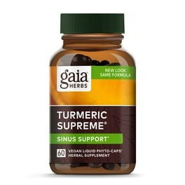 Gaia Herbs Turmeric Supreme Sinus Support / Allergy 60 Vcaps - 2 Pack - The Oasis of Health