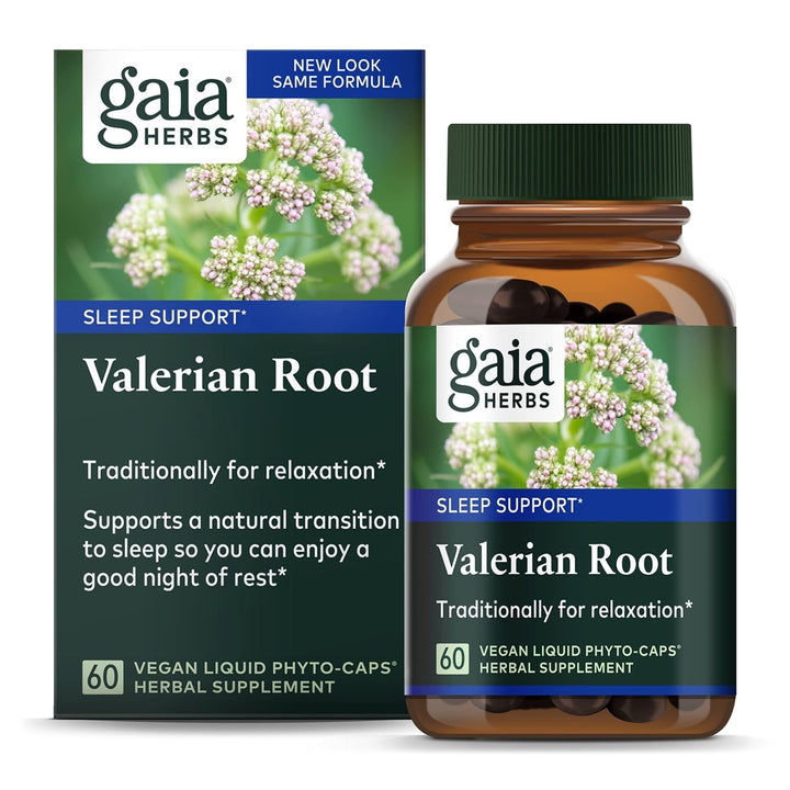 Gaia Herbs Valerian Root - 60 Vegan Liquid Phyto - Capsules (30 - Day Supply) - The Oasis of Health
