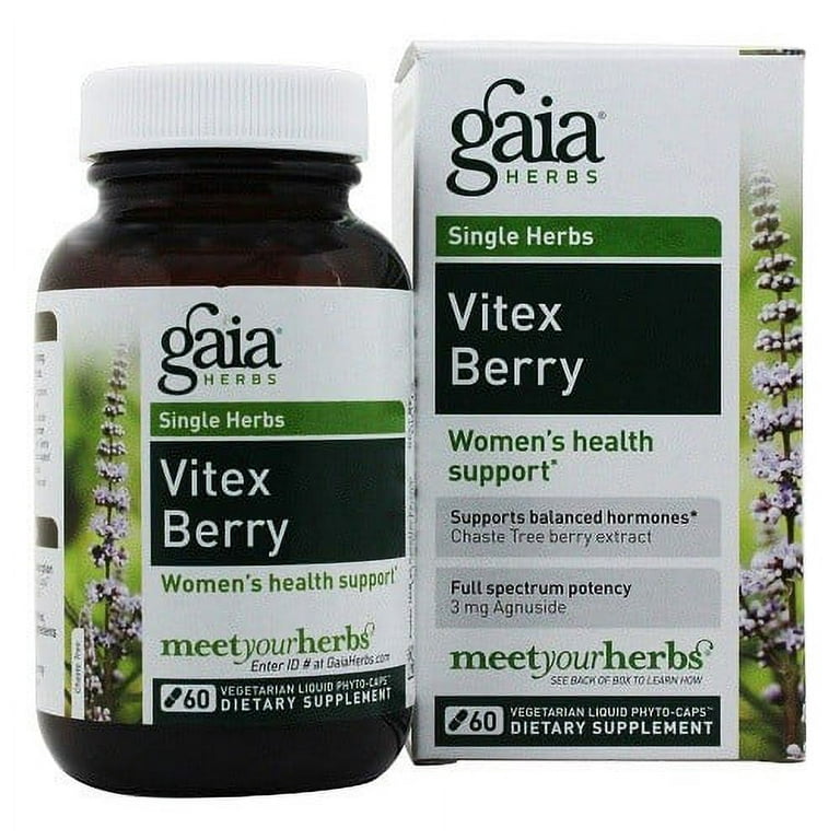 Gaia Herbs Vitex Berry 60 Vcaps - 2 Pack - The Oasis of Health