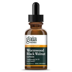 Gaia Herbs Wormwood Black Walnut Supreme 1 Fl Oz, Liquid Extract - The Oasis of Health