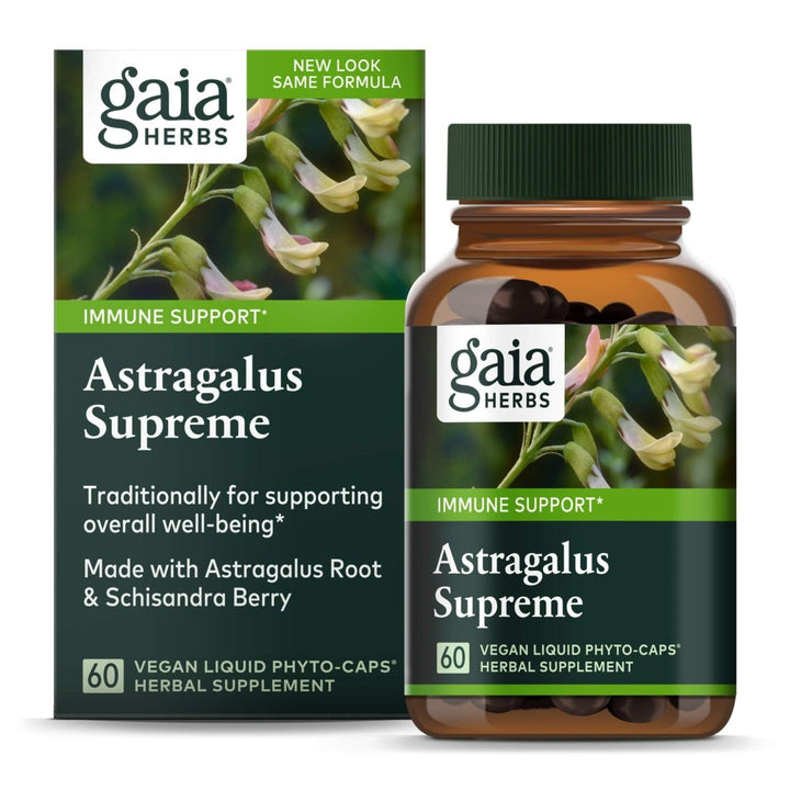 Gaia Pro 3 - in - 1 Immune Formula (Astragalus Supreme) - 60 Vegan Liquid Phyto - Caps - The Oasis of Health