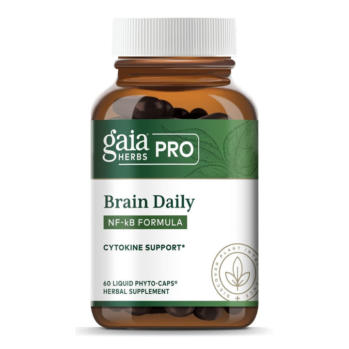 Gaia PRO Brain Daily NF - kB Formula - 60 Vegan Liquid Phyto - Capsules (60 Servings) - The Oasis of Health