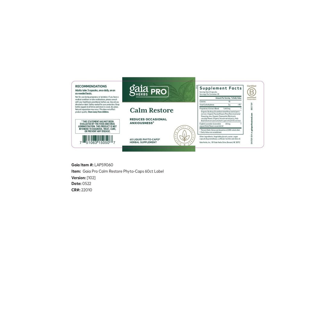 Gaia PRO Calm Restore - The Oasis of Health