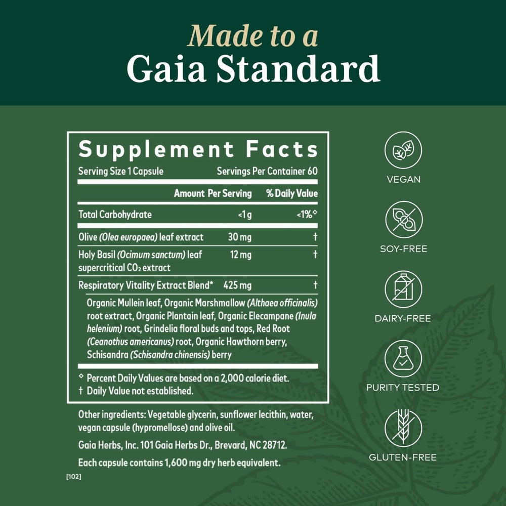 Gaia PRO Daily Lung Formula - The Oasis of Health