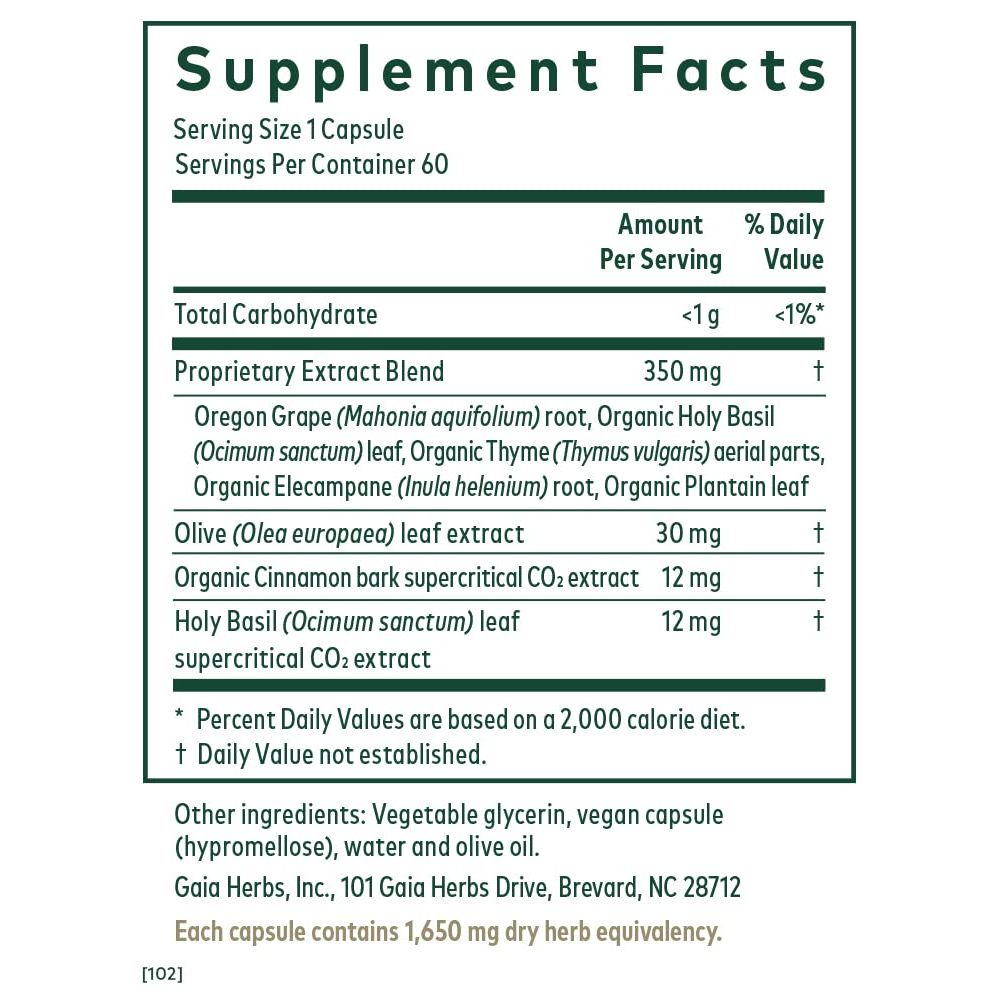 Gaia PRO Intestinal Fungal Complex - The Oasis of Health