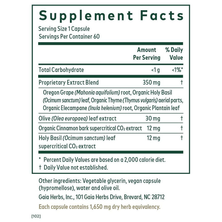 Gaia PRO Intestinal Fungal Complex - The Oasis of Health