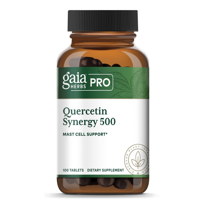 Gaia PRO Quercetin Synergy 500 - 100 Vegan Tablets (100 Servings) - The Oasis of Health