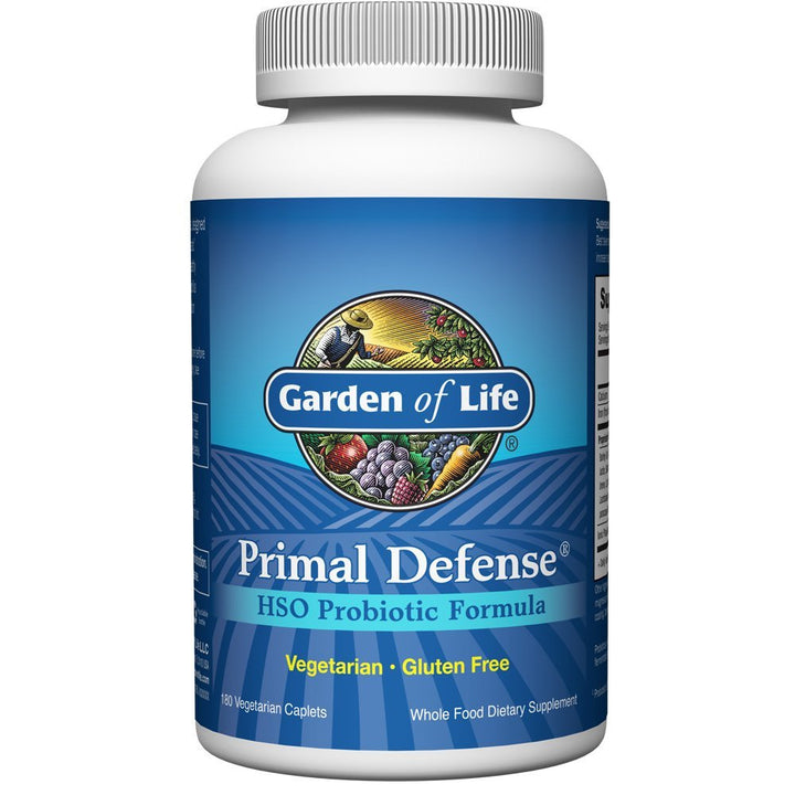 Garden of Life - Primal Defense HSO Probiotic Formula - 180 Vegetarian Caplet(s) - The Oasis of Health