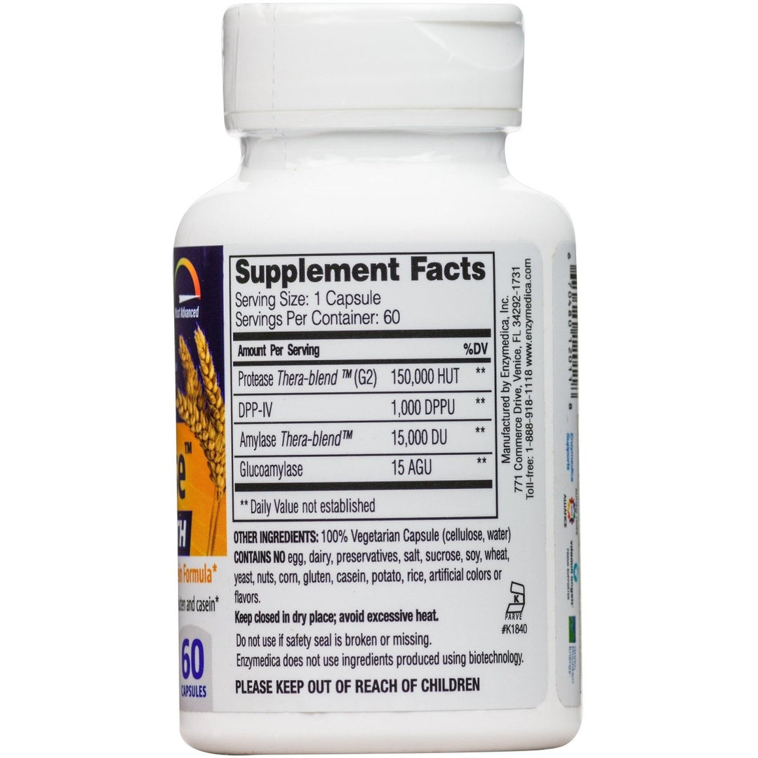 Glutenease Extra Strength - 60 Caps, 0.2 Pound - The Oasis of Health