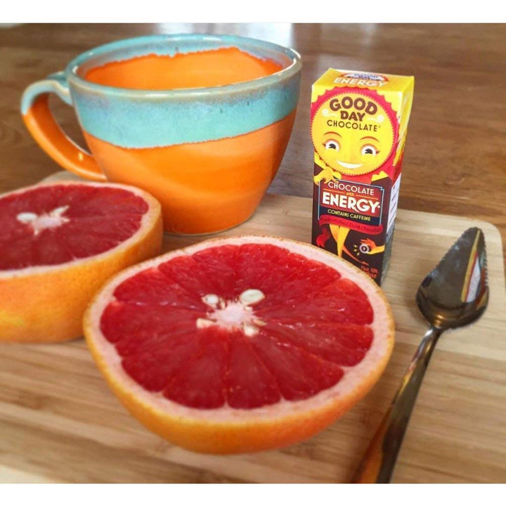 Good Day Chocolate Energy Supplement with Caffeine, 8 pieces, 12 pack - The Oasis of Health