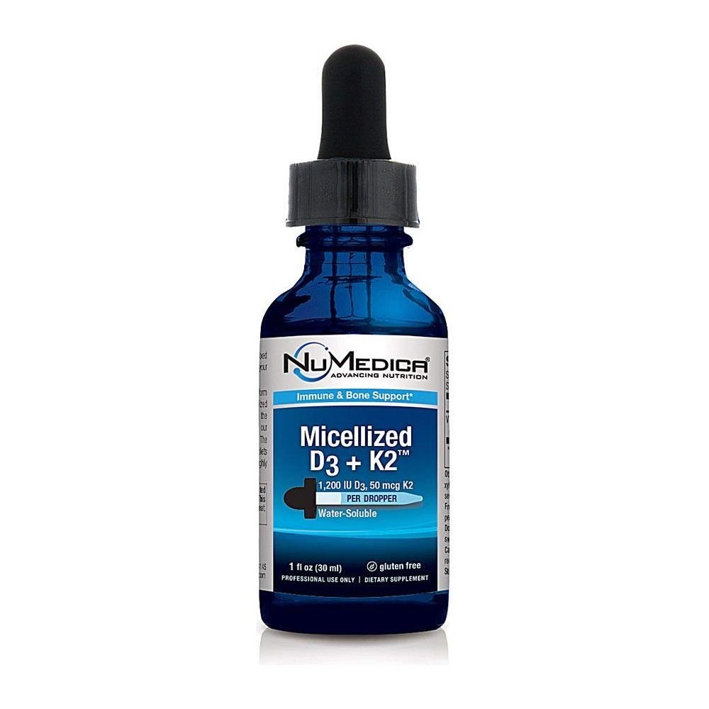GS Micellized D3 + K2 1 fl. oz by NuMedica - The Oasis of Health