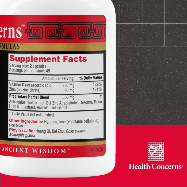 Health Concerns Astra C (Jade Screen Yu Ping Feng San) 90 Tablets - The Oasis of Health